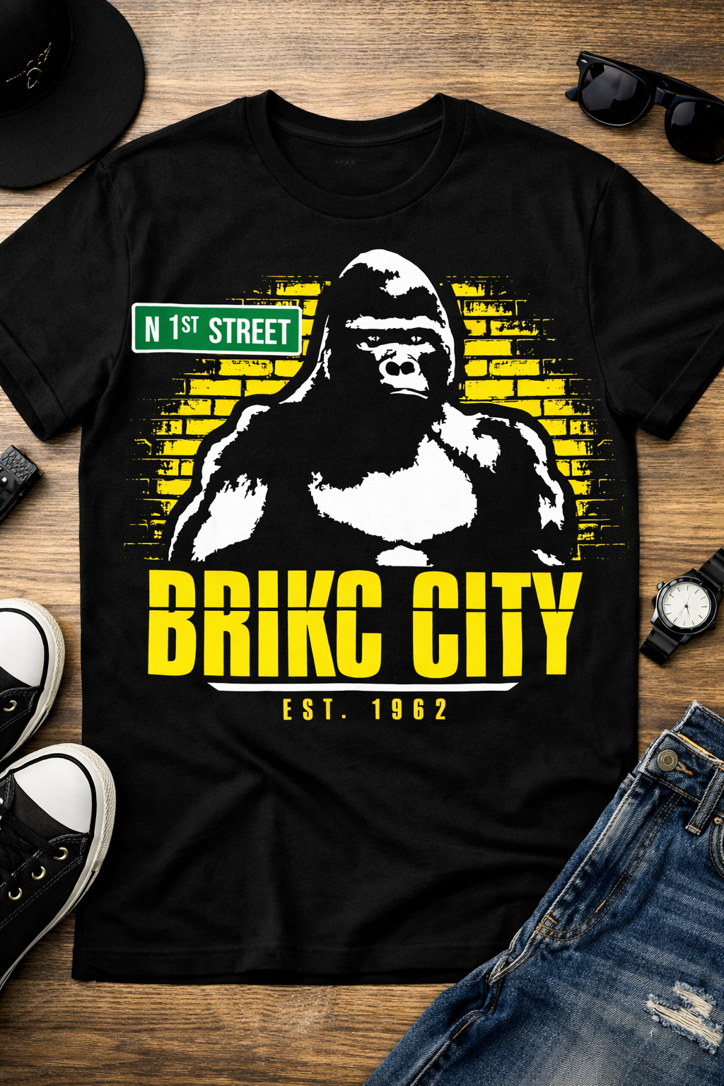 Yellow Brick City-Gorilla In The Midst T Shirt